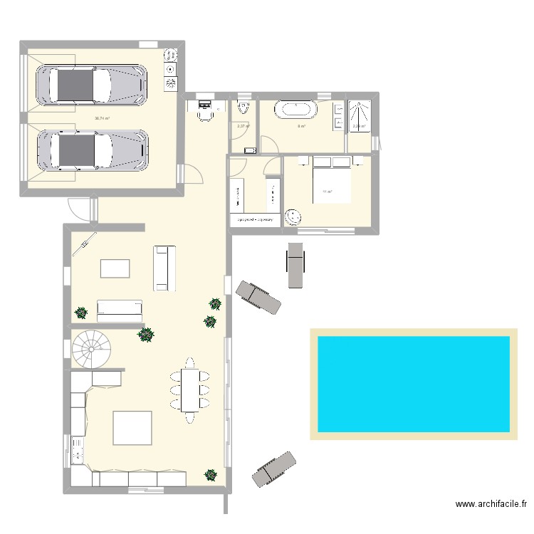 2021 L R1. Plan de 16 pièces et 1097 m2