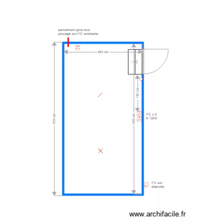plan &eacute;lec EB. Plan de 
