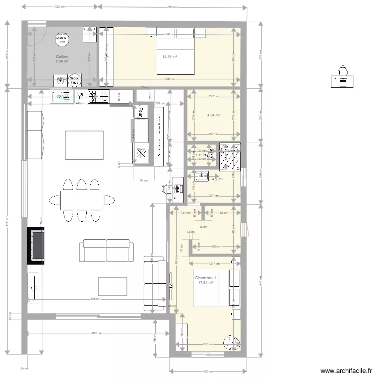 Projet Suartone  cote c. Plan de 