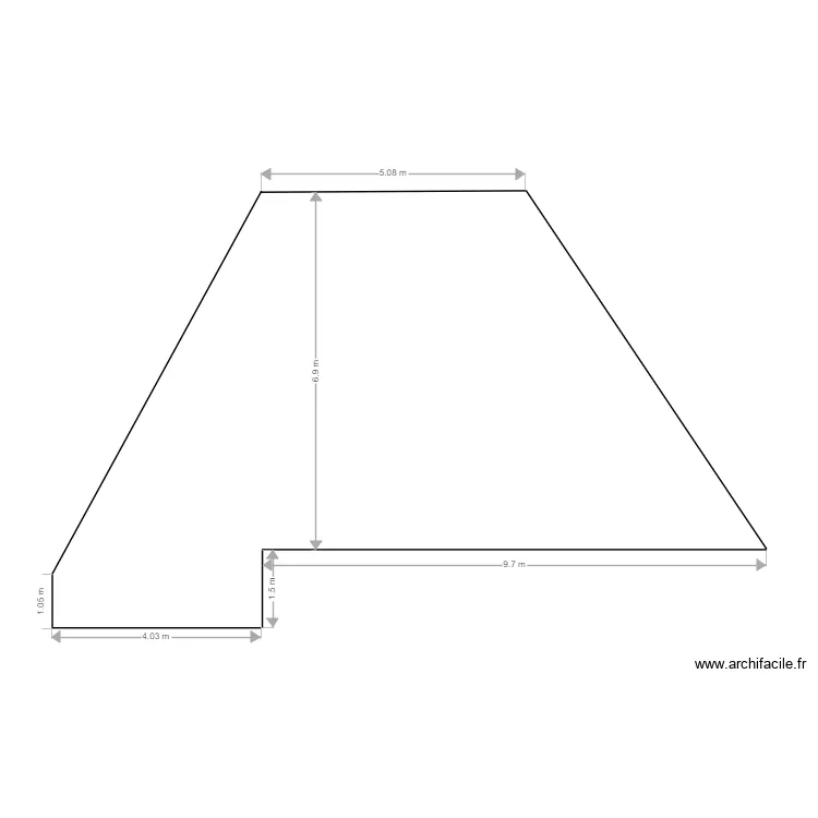 MAISON CHEVRE JORDI. Plan de 
