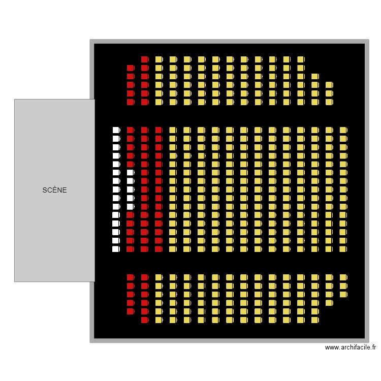 Salle Lavoisier . Plan de 1 pièce et 399 m2