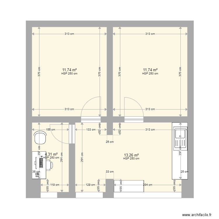 tournan ambulatoire bureau 3 APRES. Plan de 0 pièce et 0 m2