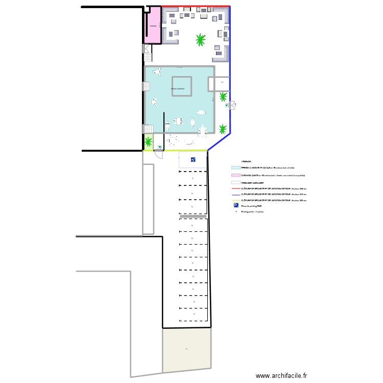 LA FOLLIA 2. Plan de 8 pièces et 284 m2