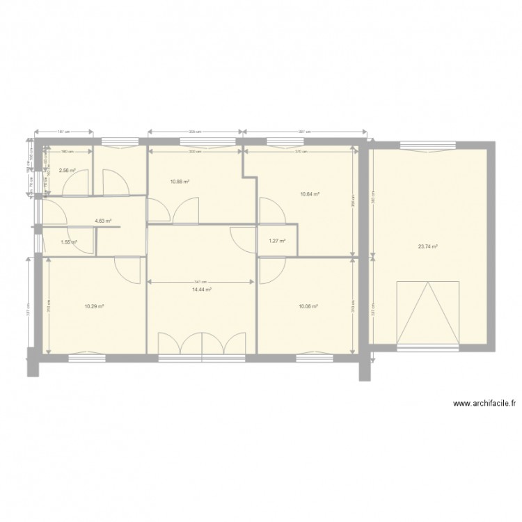 bernadette. Plan de 0 pièce et 0 m2