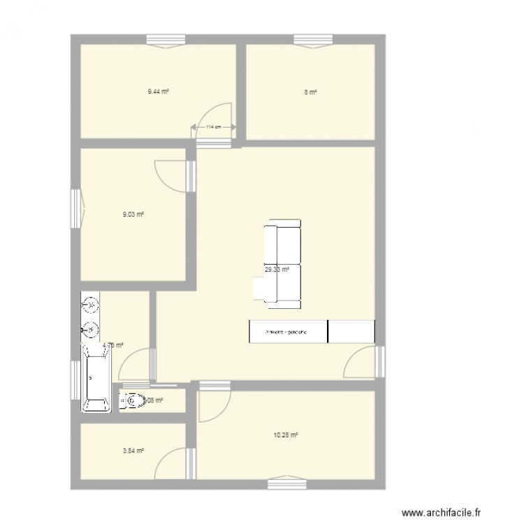 Test. Plan de 0 pièce et 0 m2