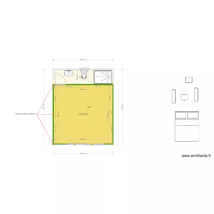 glamping. Plan de glamping. Plan de
