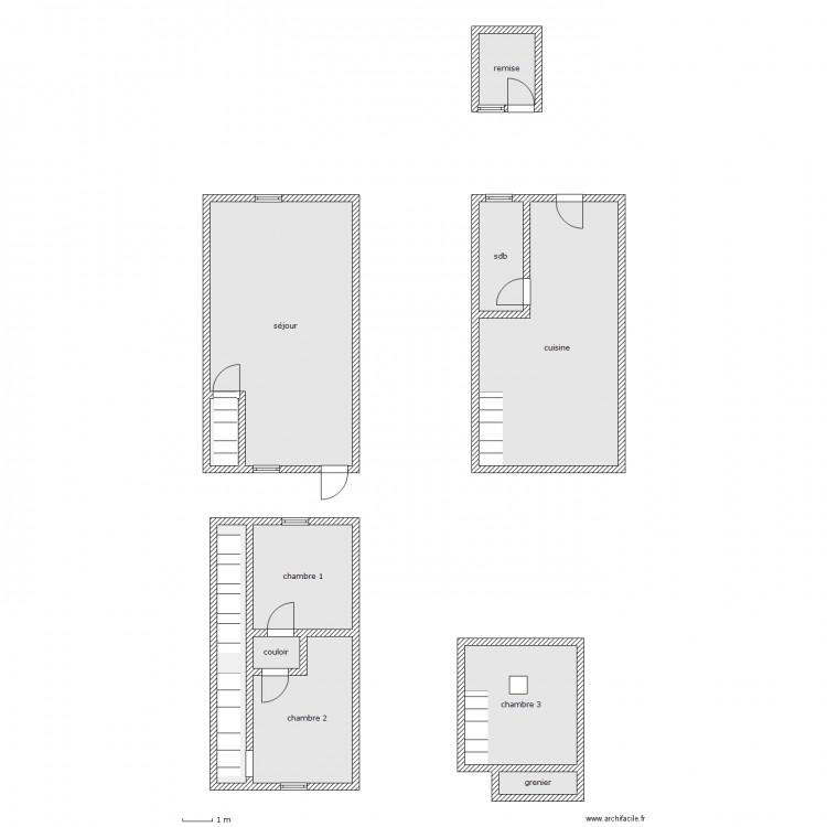 zaffagni rdc. Plan de 0 pièce et 0 m2