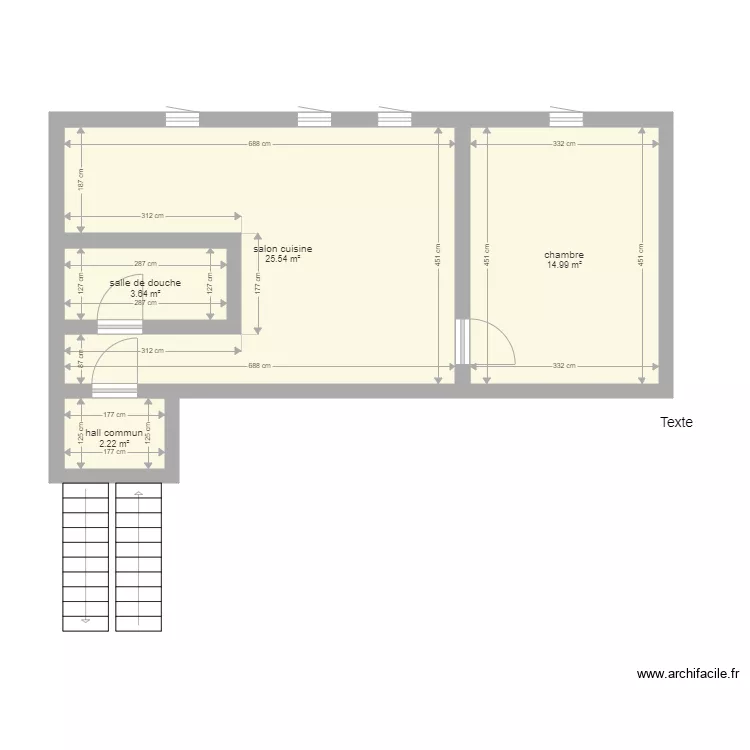 Appart 2 Moustier Place de la Gare 2. Plan de Appart 2 Moustier Place de la Gare 2. Plan de