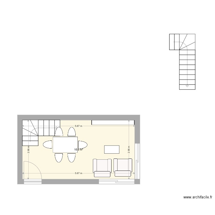 casa 1. Plan de 0 pièce et 0 m2