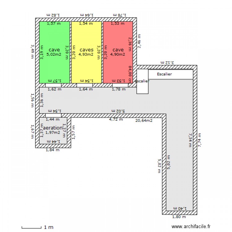 ceinture 23.sous-sol.2. Plan de 0 pièce et 0 m2