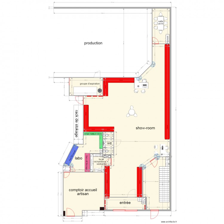 showroom v5. Plan de 0 pièce et 0 m2