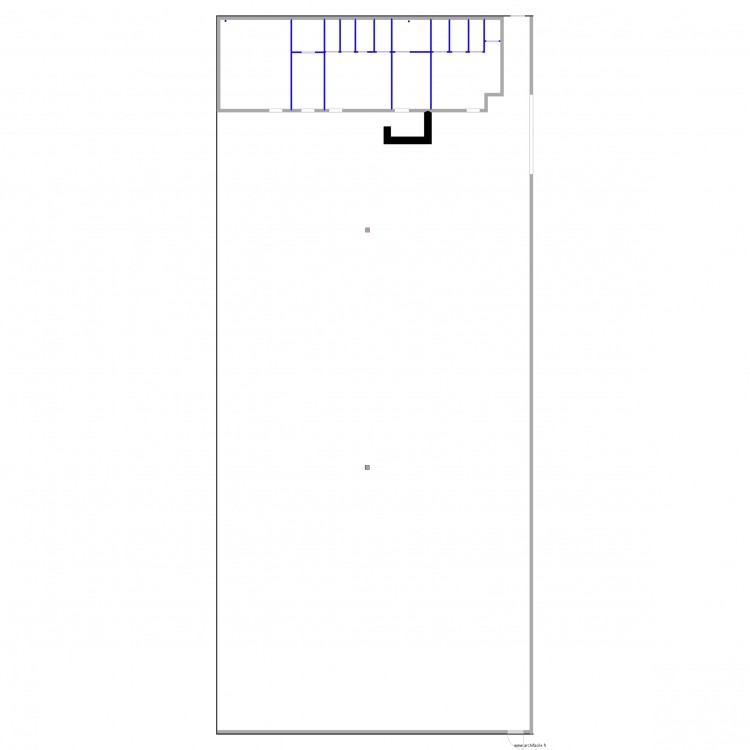 2D besoins prises electriques et plomberie. Plan de 0 pièce et 0 m2