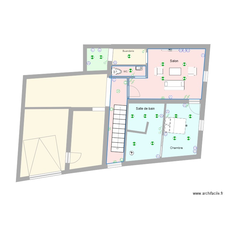 Projet. Plan de 0 pièce et 0 m2