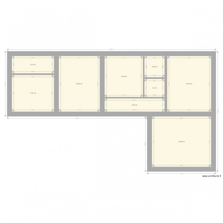 LODEVE ETAGE 1. Plan de 0 pièce et 0 m2