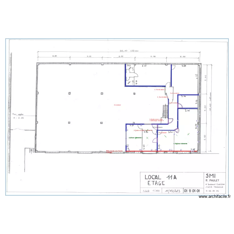 MALPASSE ATELIER. Plan de 