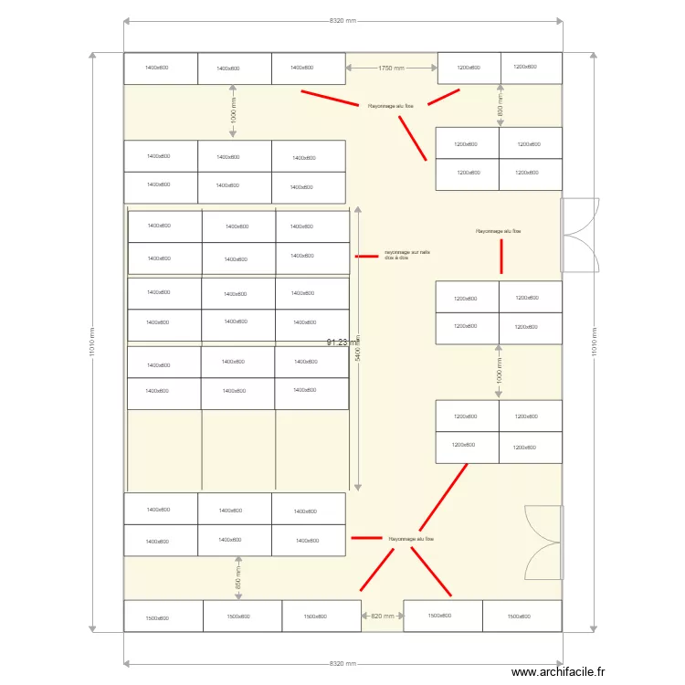 Medipole Garonne DE19 1487 Bis. Plan de 