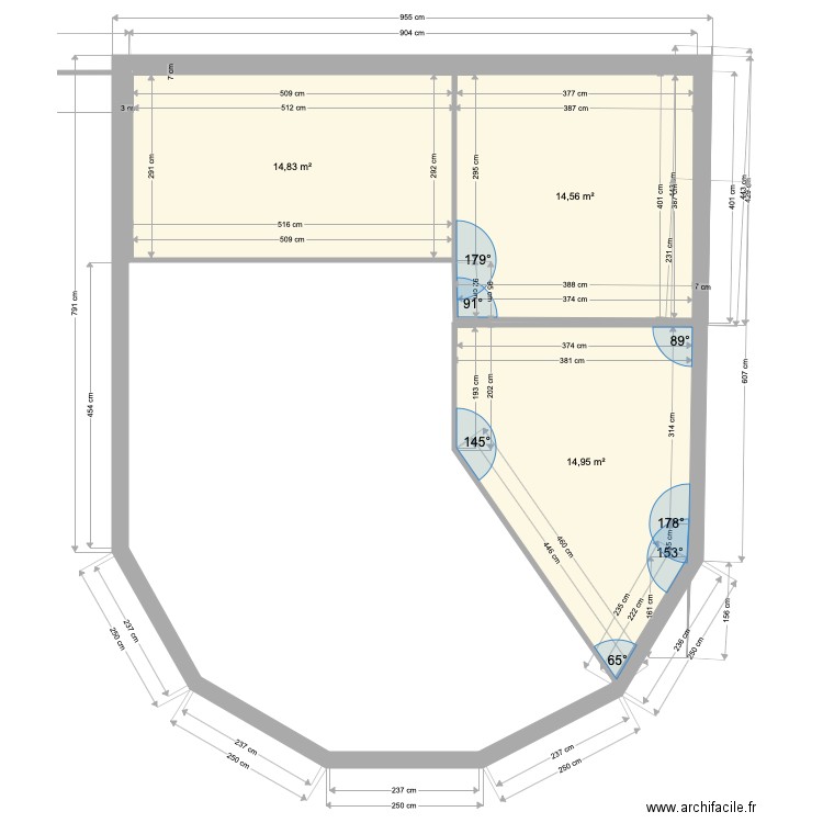 PLAN etage. Plan de 0 pièce et 0 m2