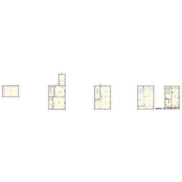 maison lola et arno. Plan de 24 pièces et 227 m2