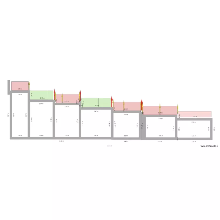 Grillage mur ext. Plan de 
