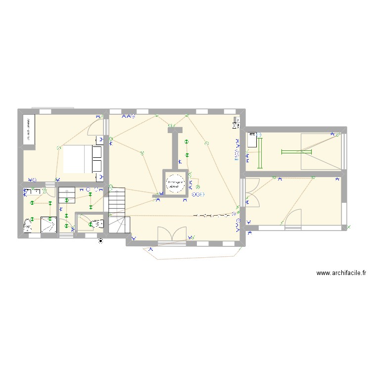 HARCIGNY.3. Plan de 18 pièces et 157 m2