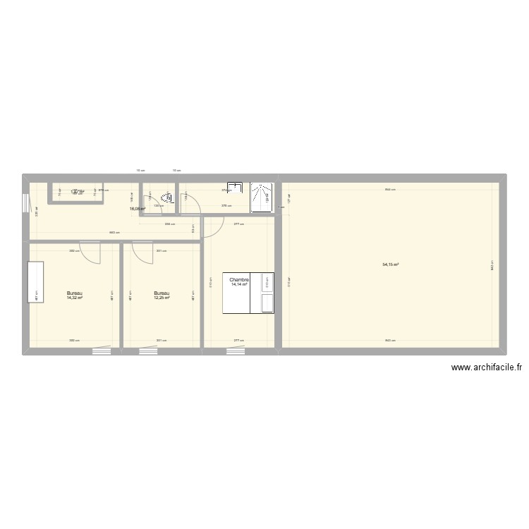 Bureau Moulin V5bis. Plan de 0 pièce et 0 m2
