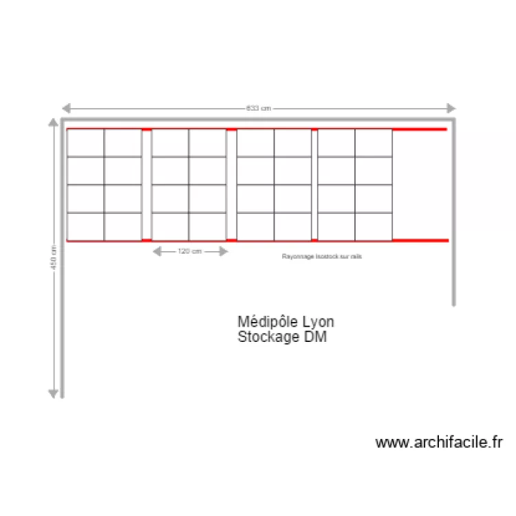 M&eacute;dip&ocirc;le Lyon Isostock. Plan de 