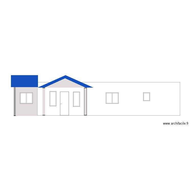 facade 03 09. Plan de 0 pièce et 0 m2