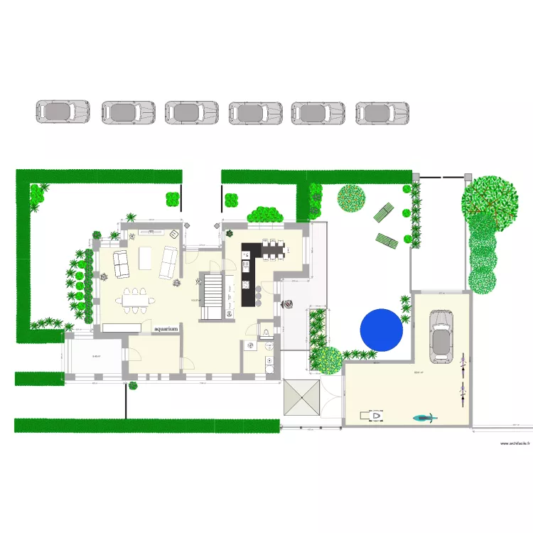 rdc avec jardin 2. Plan de 