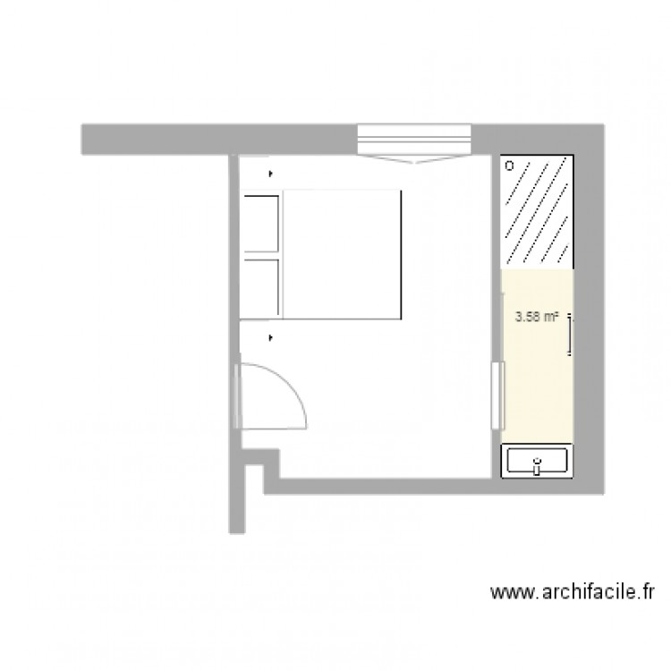 Chambre RDC. Plan de 0 pièce et 0 m2