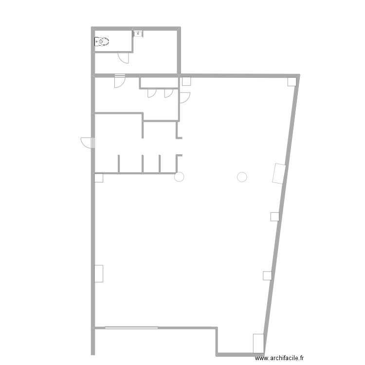 Menton CALZEDONIA. Plan de 5 pièces et 455 m2