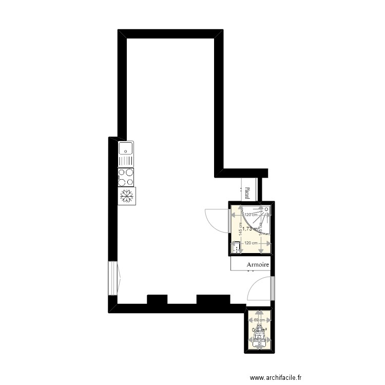 Chabrol - plan moins cher. Plan de 0 pièce et 0 m2