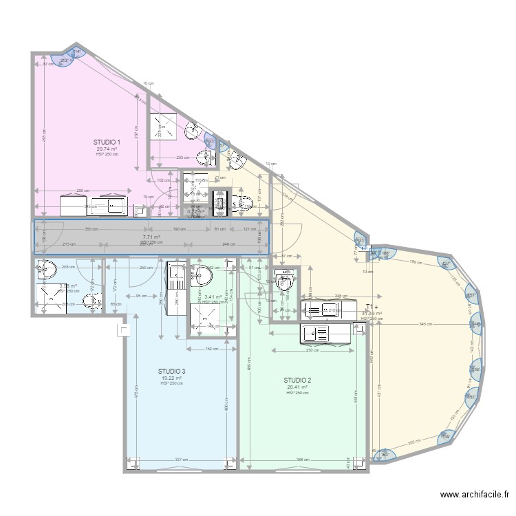 CONDORCETPROJETV3. Plan de 0 pièce et 0 m2