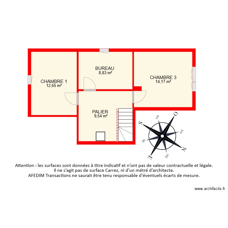 BI 7983 ETAGE . Plan de 0 pièce et 0 m2