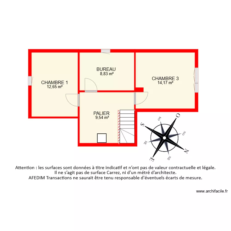 BI 7983 ETAGE . Plan de 