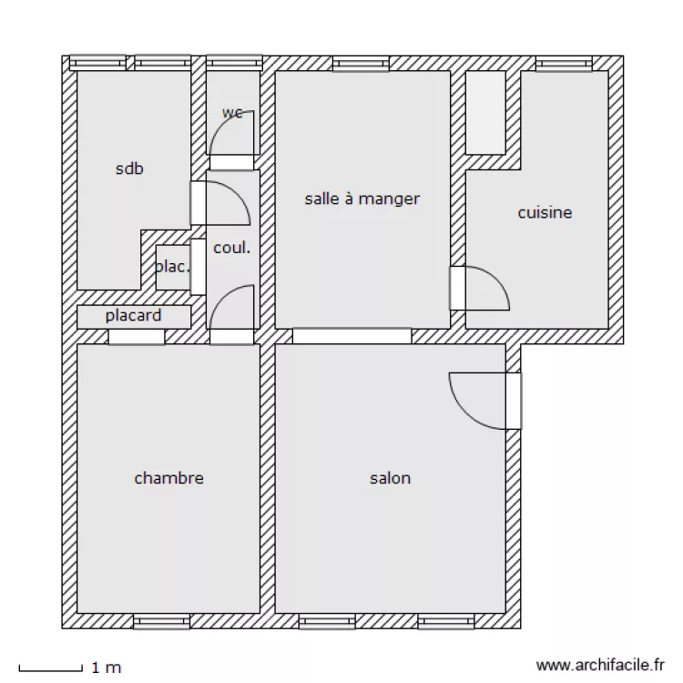 denjean appart 1er. Plan de denjean appart 1er. Plan de