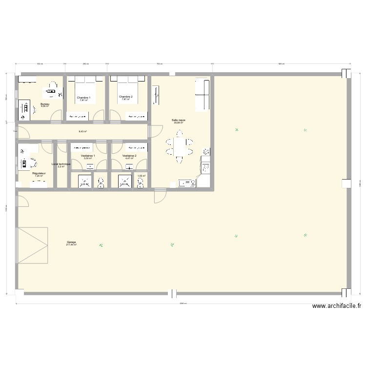 Projet ambulance. Plan de 0 pièce et 0 m2