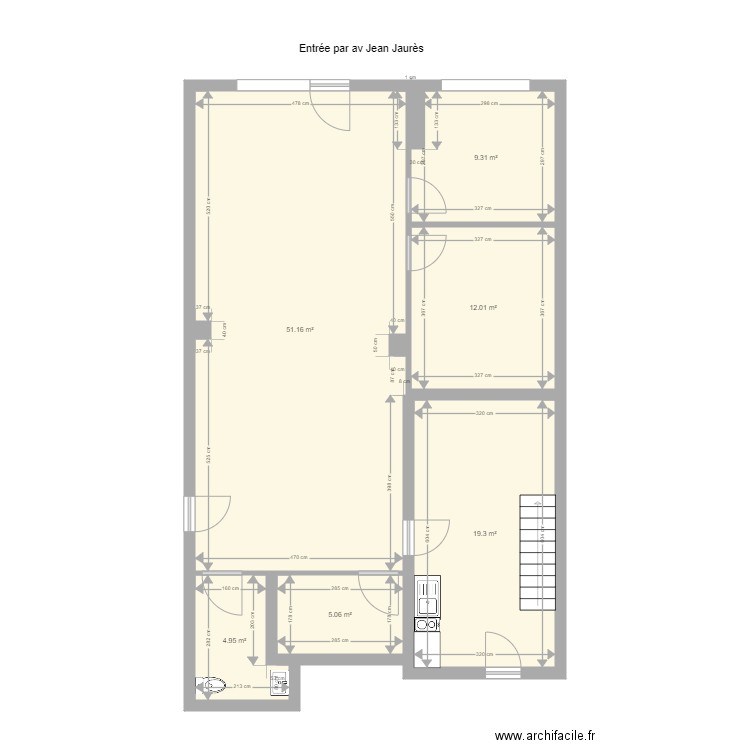 ARGOS av J Jaurès Pessac. Plan de 0 pièce et 0 m2