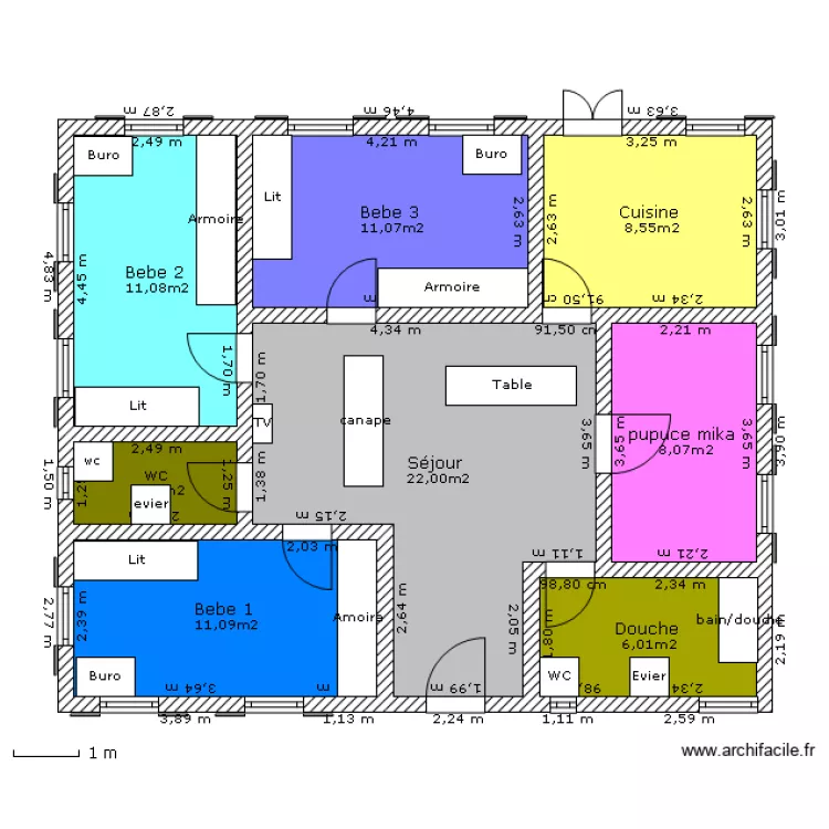 Mini- maison. Plan de Mini- maison. Plan de