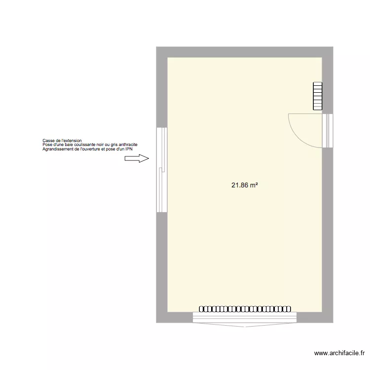 SALON MAISON. Plan de 