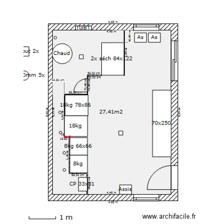 Paliseul lavoir. Plan de 0 pièce et 0 m2