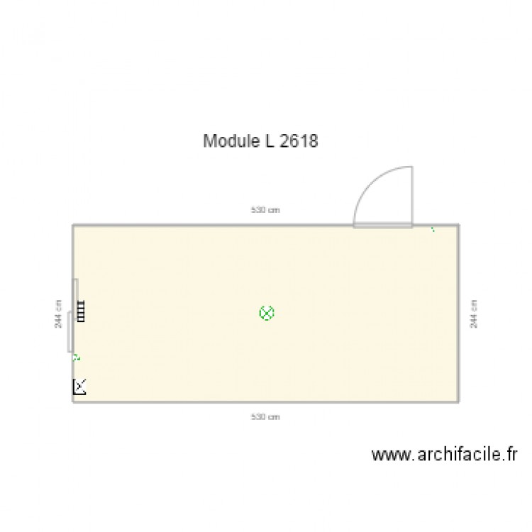 Module L 2618. Plan de 0 pièce et 0 m2