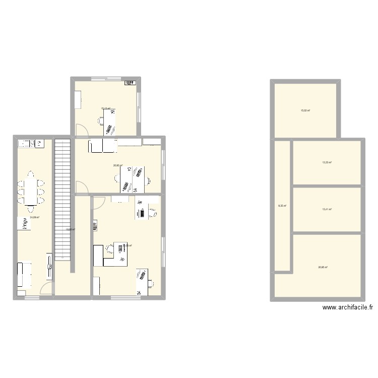 ALGECO NEW. Plan de 10 pièces et 181 m2