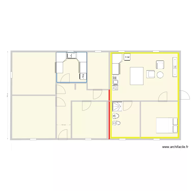 flora 2 V1. Plan de 0 pièce et 0 m2 flora 2 V1. Plan de 0 pièce et 0 m2