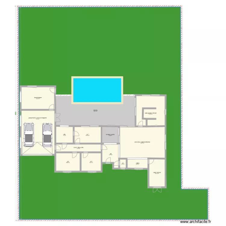 nouvelle maison. Plan de 