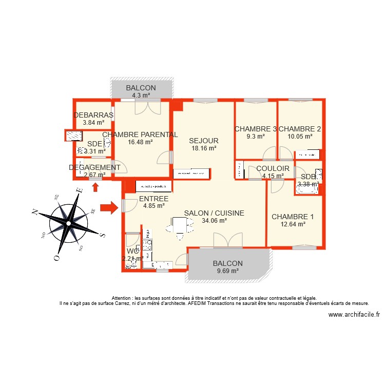 BI 6649 OUAFAE. Plan de 0 pièce et 0 m2