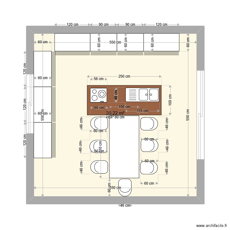 CUISINE. Plan de 0 pièce et 0 m2