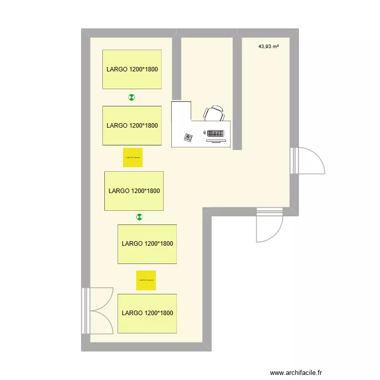 CENTRE REGIONAL DE SANTE - JARGEAU - COM COM DES LOGES. Plan de 