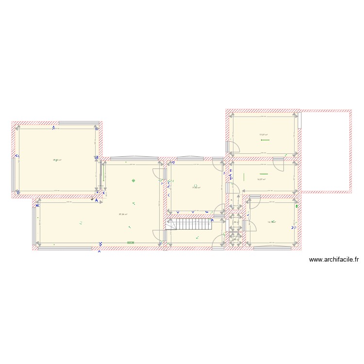 shtepia armandit. Plan de 0 pièce et 0 m2