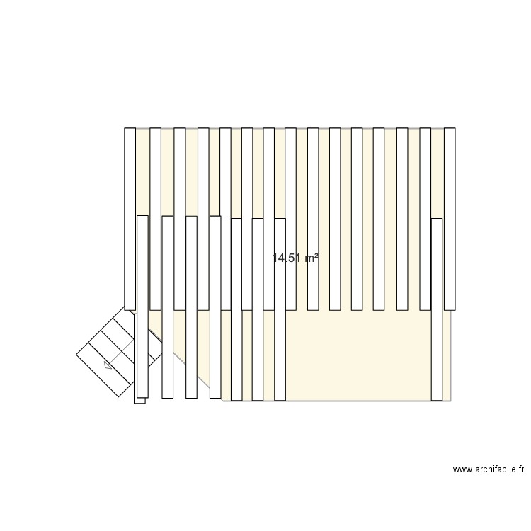 Terrasse plot. Plan de 0 pièce et 0 m2