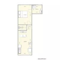 Appt 3 aubigny plan c&ocirc;t&eacute;